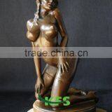 Bronze Erotic Sex Lady Sculpture
