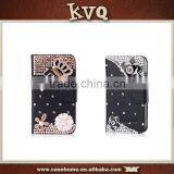 New Fashion Leather Flip Cover Case Stick Bling Crystal Diamonds for ZTE Blade A711 4G LTE thumbnail-2