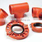 FM/UL Certified Dutile Iron Grooved Fittings