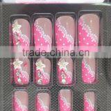 Girl Dress Nail Art Design Fake Nail Tips Cute Artificial Fingernails thumbnail-3