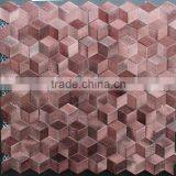 Irregular Aluminium Mosaic 8mm Thickness Rose Gold thumbnail-1