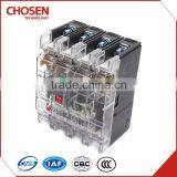 80amp 100amp 4pole Load Break Switches, 35KA Transparent Cover Shell Mccb Circuit Breaker thumbnail-2