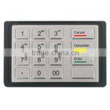 16 Keys Numeric Metal Keypad for Bank ATM Equipment thumbnail-2