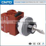 CNTD High Quality Key Type 3 Position Electric Push Button Switch 30mm (C3SNK-F3)