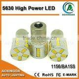 P21w P21/5w Led S25 Lamps, 5730 BA15S LED Light, 17SMD 5630 1156 LED Bulbs