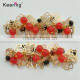 Keering Colorful Flower Beads Connecor for Hair or Bikini Swimwear WCK-960 thumbnail-2