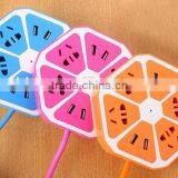 Hot Selling Electrical Multi Function USB Multi Charger With 1.8m Extension Cable thumbnail-1