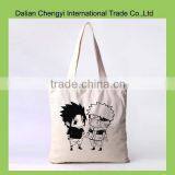 Hot Sale Special Design Printed Natural Cotton Canvas Shopping Bag