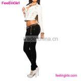 Accept Paypal Hot Design Black Long Women Jeans Pants thumbnail-3