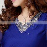 Factory Direct Sales 75D Polyester Crinkle Chiffon Fabric for Ladys Blouses and Dresses,scrafts,Garment,wedding Dress Etc thumbnail-1