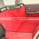 Paw Printed Waterproof PU Coated Pet Car Seat Cover / Dog Car Seat Protector 600D Nylon