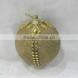 8cm Golden Foam Ball ,christmas Tree Ornament thumbnail-1