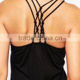 China Supplier Summer Cross Back Women Maxi Dress With Side Split thumbnail-3