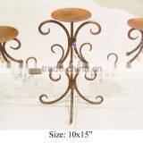 Wrough Iron Candle Holder, Cheap Candle Holder, Iron Table Top Candle Holder thumbnail-1