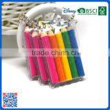 Korean Small Size Novelty Colorful Pencils Into PVC Bag
