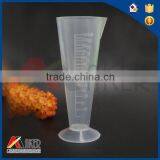 chinese supplier cheap clear plastic measuring cup with scale