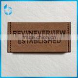 Custom Imitation Leather Brand Label Hangtag for Travelling Backpack Bags