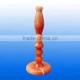 Finest Made Natural Yellow Jade Stone Lampstand thumbnail-2