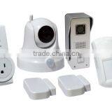 DZX Smart Home Kit With Wifi Door Bell+IP Camera+door Sensor+intelligent US Socket+Motion /Gas Detector, IoT