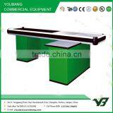 Hot Sell Good Cheap Red Color Steel Supermarket Cashier Checkout Counter (YB-H05) thumbnail-4