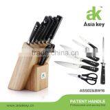 Knife Manufacturer Wholesale 8pcs Kitchen Knife Set With Holder thumbnail-1
