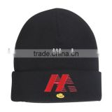 embroidery acrylic knitted cap