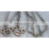 Pewter Head Necklace