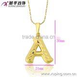 Xuping Jewelry Alphabets Pendant Designs, Necklace Pendant, Alphabet Letter thumbnail-4