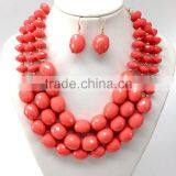 2015 New Fashion Beads Necklace Women Candy Colors Jewelry Wholesale thumbnail-3