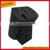 AH01-B 6 Slots Painting Rubber Wood Kitchen Knife Block