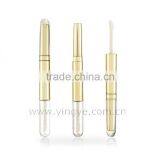 Two in One Glossy Gold Empty Lipstick Container thumbnail-1