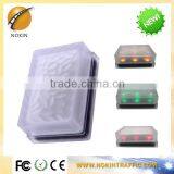 Decorated Solar Led Glass Brick ie Super Capacitor 6PCS Led Quantity Solar Brick Light for Decoration thumbnail-3