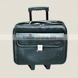 Trolley Briefcase Made of PVC With Zipper Pocket and Shoulder Belt thumbnail-1