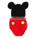 Good quality baby garment/ short sleeve christmas clothes/ cool pants with tail for kids