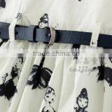 Cotton Print Classic Girls Casual Dresses thumbnail-3