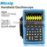 200MHz dual channels Maths Function Digital Storage Hand Oscilloscope for car