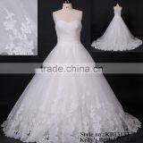 Elegant Fashion Bridal Gown Make of Lace and Tulle thumbnail-1