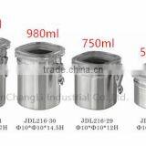 2016 Stainless Steel Coffee Storage Container,Airtight Coffee Canister thumbnail-6