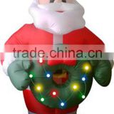Top quality commercial inflatable santa with tractor