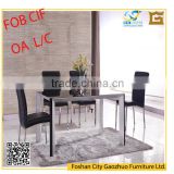 French style luxury white high glossy dining table TI6003#