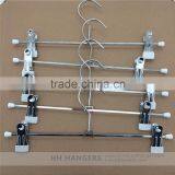 White Tips Metal Adjustable Wire Trousers/ Skirt/ Pants Coat Hanger thumbnail-1