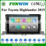 Funwin Double Din Pioneer Car Audio System Dvd Player For Toyota Highlander 2015 With Car Radio Gps Navigation thumbnail-2