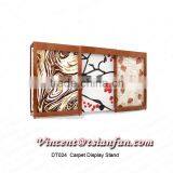 Triple Push-pull Carpet Display Stand /carpet Display Rack/rug Display Stand -DT024