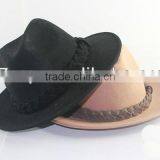 New Fashion Folding Wide Brim Woven Paper Straw Hat Cowboy Hat for Decorate or Travelling thumbnail-1