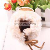 Coralon Leather Toddler Shoe Baby Shoe Prewalker With Fuzzy Ball Baby Shoes Boots thumbnail-6