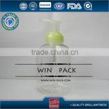 500ml Clear Foam Pump Bottle With Yellow Pump, Wholesale Foaming Bottles thumbnail-1