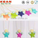 Safety Material Make Teething Necklace Silicone Baby Chewable Pendants thumbnail-5