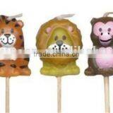 Personalized Handmade Color Painted Decorative Cake Pick Candles thumbnail-1