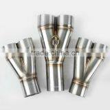 For KAWASAKI ZX-6R/ RR 2003-2004 Motorcycle Exhaust Pipe LASER WORKS Downpipes (option for Duo-Tech / Hotcam Slip-on)