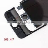 LCD Front Touch Screen Glass Outer Lens For IPhone 6S 4.7inch With Frame Bezel OCA Film Glue Cold Press thumbnail-2
